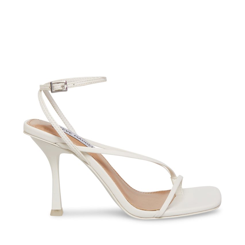 White Steve Madden Annie Women\'s Heels Sandals | PH 9520J16N